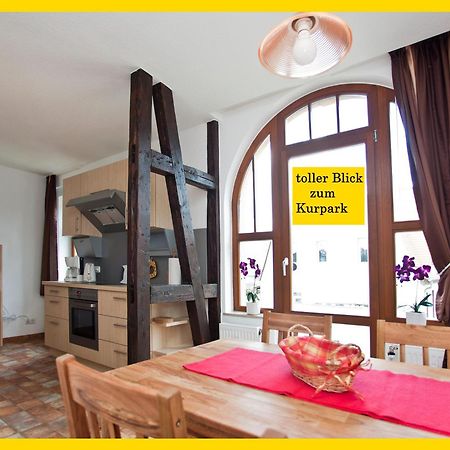Ferienwohnung Auszeit Am Kurpark Bad Berka - Balkon - Ruhige Lage- Gratis Parkplatz & Wlan Esterno foto