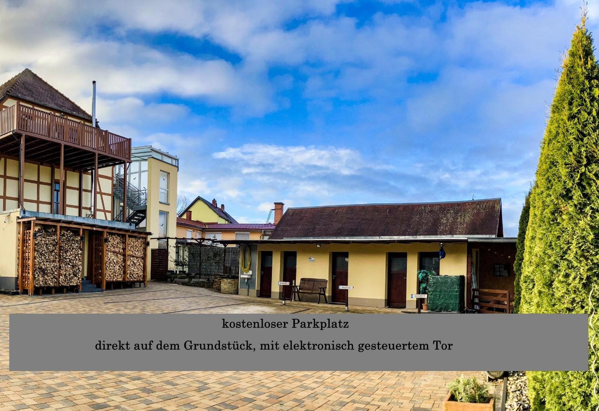 Ferienwohnung Auszeit Am Kurpark Bad Berka - Balkon - Ruhige Lage- Gratis Parkplatz & Wlan Esterno foto