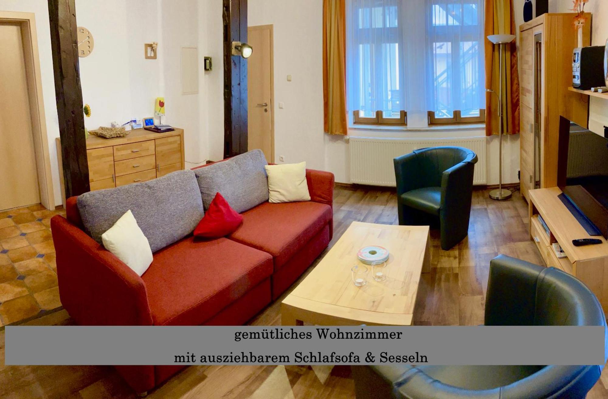 Ferienwohnung Auszeit Am Kurpark Bad Berka - Balkon - Ruhige Lage- Gratis Parkplatz & Wlan Esterno foto